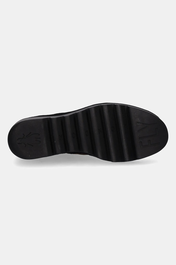 Fly London botine din piele întoarsă BIRR534FLY P501534009 maro