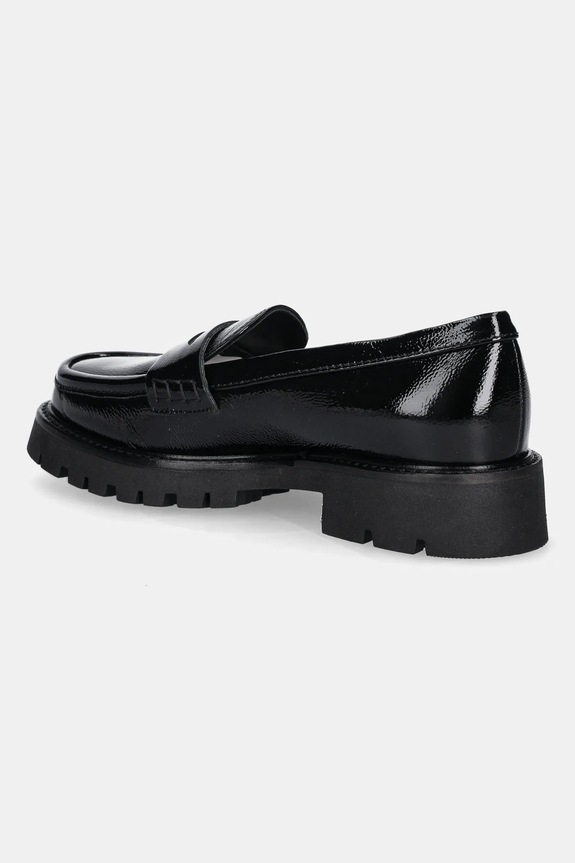 Încălțăminte Baldinini mocasini de piele D6B154P1NAPK.0000 negru