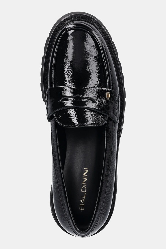 Baldinini mocasini de piele negru D6B154P1NAPK.0000