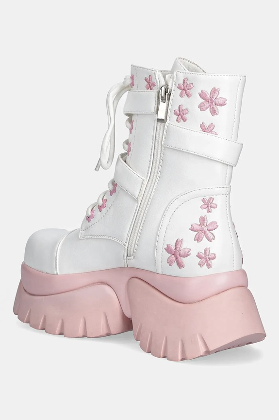 Încălțăminte Koi Footwear bocanci Sakura Miku x Hatsune Miku Sakura.Miku alb