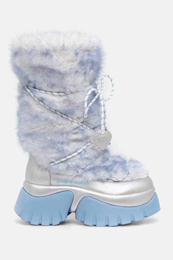 Зимние сапоги Koi Footwear Snow Miku x Hatsune Miku Snow.Miku голубой SS26