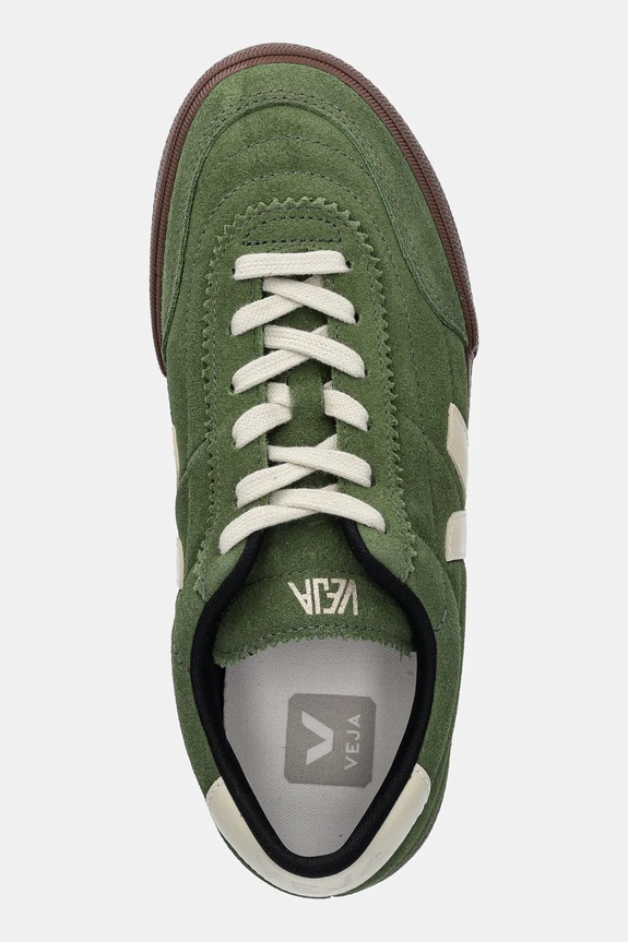 Veja sneakersy skórzane Panenka zielony FU0320902A