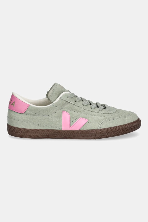Veja sneakersy skórzane Panenka FU0320903A zielony AW25