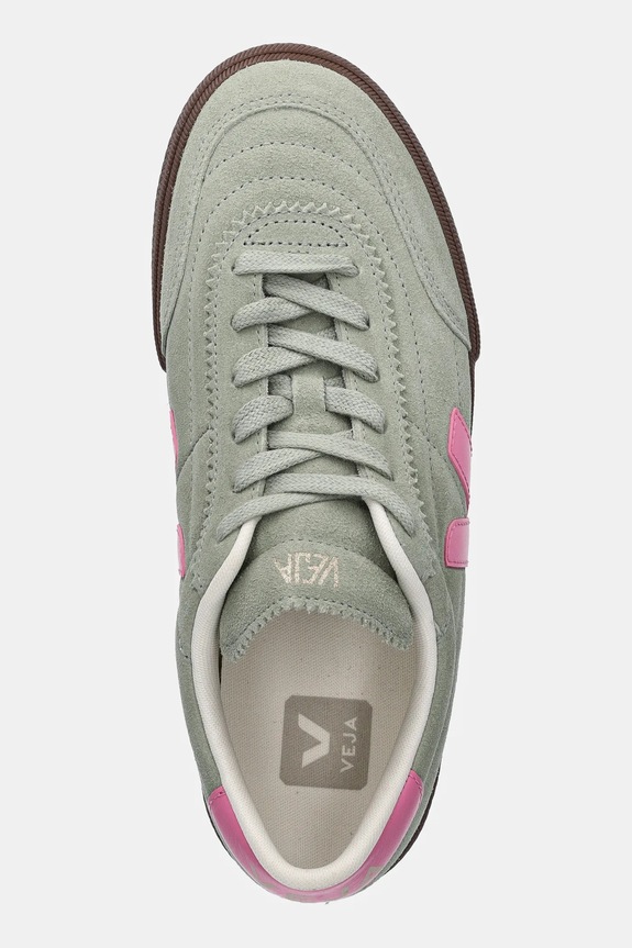 Veja sneakersy skórzane Panenka zielony FU0320903A