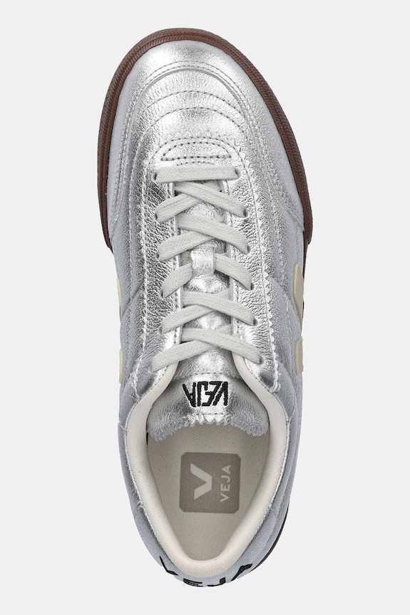 Δερμάτινα sneakers Veja Panenka ασημί FU2020893A