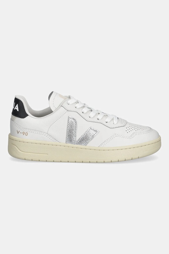 Veja sneakersy skórzane V-90 VD2020910A biały AW25