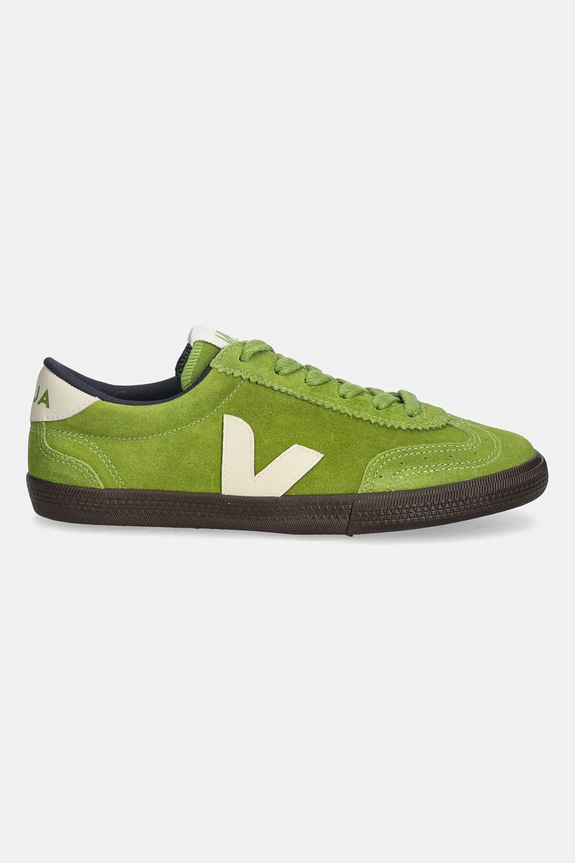 Veja sneakers din piele întoarsă Volley VO0320890A verde AW25