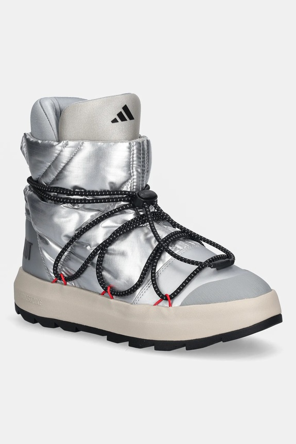 adidas śniegowce adidas x Moon Boot syntetyczny szary JQ7849