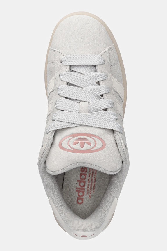 adidas Originals sneakersy skórzane Campus 00s szary JQ8319