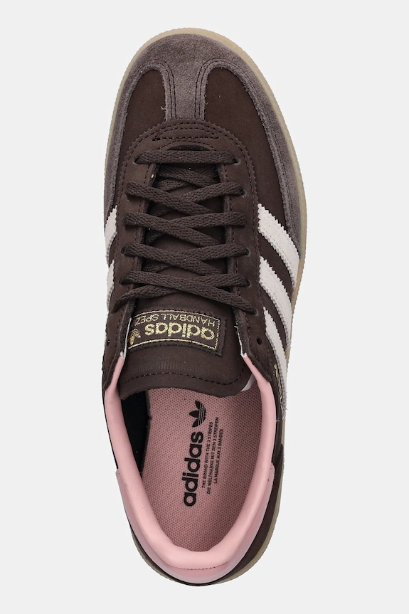 adidas Originals velúr sportcipő Handball Spezial barna JR0852