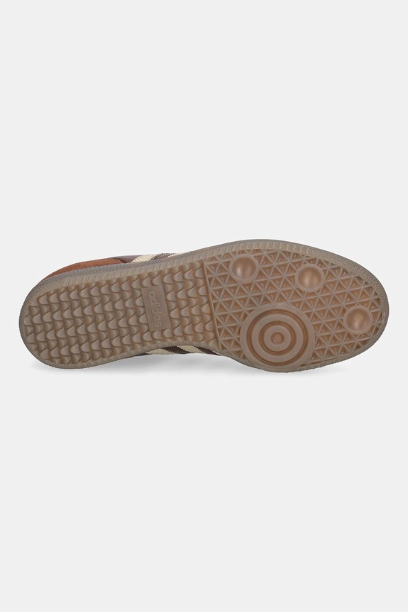 Шкіряні кросівки adidas Originals Samba Jp JR0962 коричневий