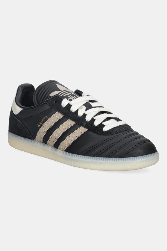 adidas Originals sneakers in pelle Samba Jp pelle fiore nero JR0963