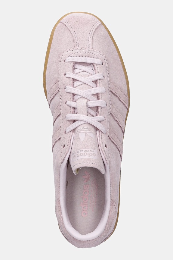 Semišové tenisky adidas Originals Bermuda ružová JS3973