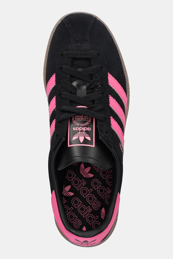 Шкіряні кросівки adidas Originals Muenchen W чорний JS4000