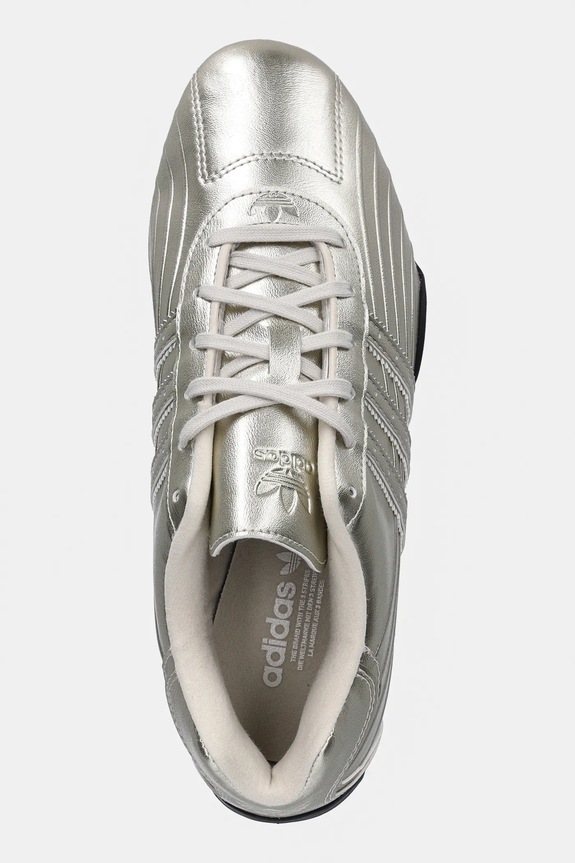 adidas Originals sneakersy skórzane Adiracer Lo W złoty JR8862