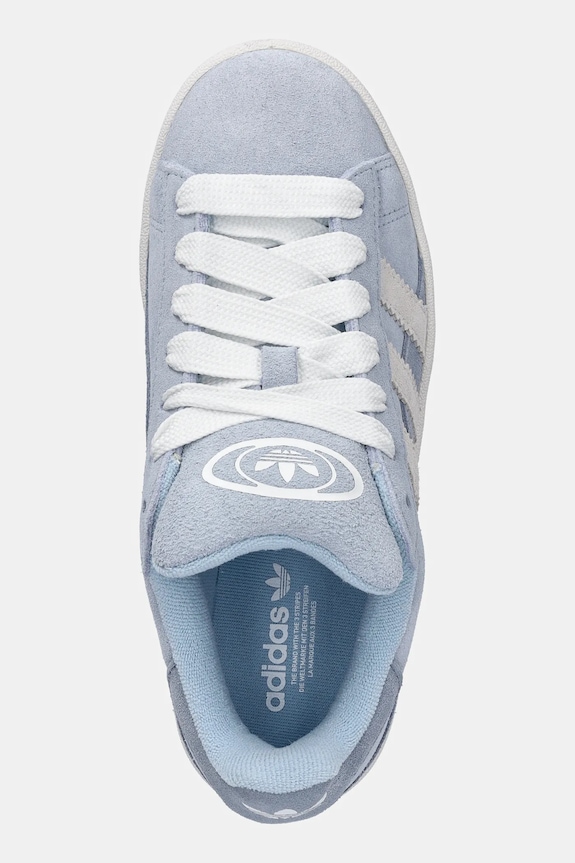 Tenisice od brušene kože adidas Originals Campus 00S Twist W plava JP6135