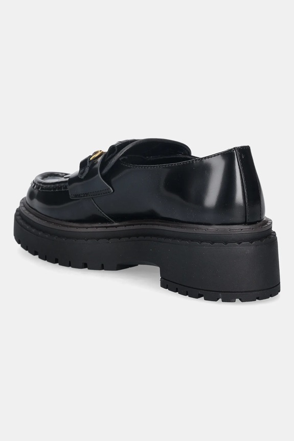 Încălțăminte Nokwol mocasini de piele Perry Black Box Perry.Black.Box negru