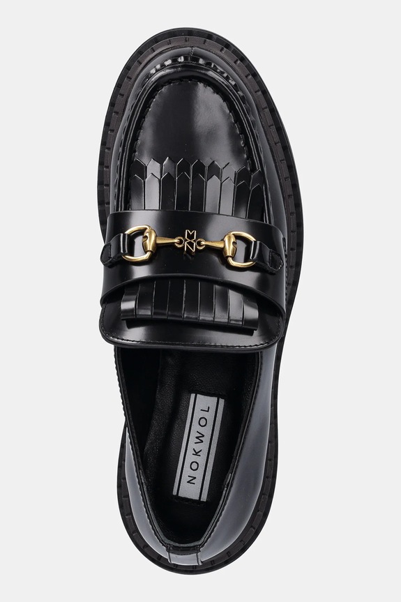 Nokwol mocasini de piele Perry Black Box negru Perry.Black.Box
