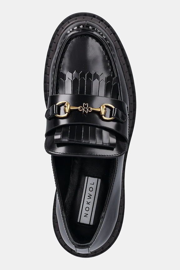 Nokwol mocasini de piele Perry Black Box negru Perry.Black.Box