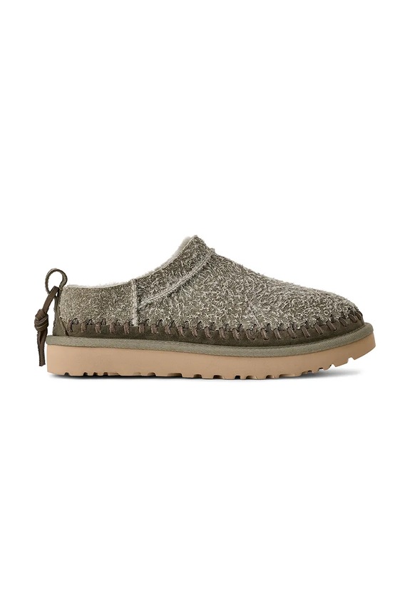 Čizme za snijeg UGG W Classic Micro Biarritz zrnata koža zelena 1171411.MSG
