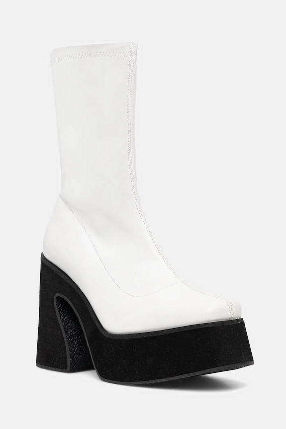 Koi Footwear botki GT1 imitacja skóry licowej biały GT1