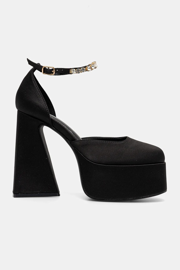 Koi Footwear czółenka Gilda Gilda.Satin czarny AW25