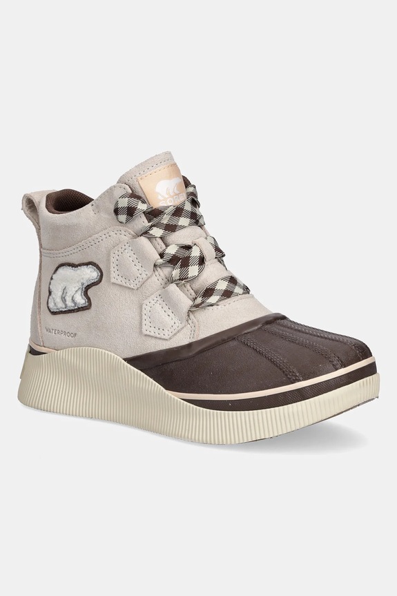 Μπότες χιονιού σουέτ Sorel NL5153102 OUT N ABOUT χωρίς μόνωση μπεζ 2088161102