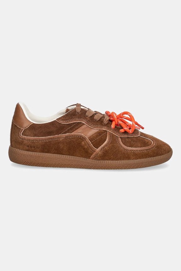 Nokwol sneakers din piele întoarsă August August.Tan.Suede maro AW25