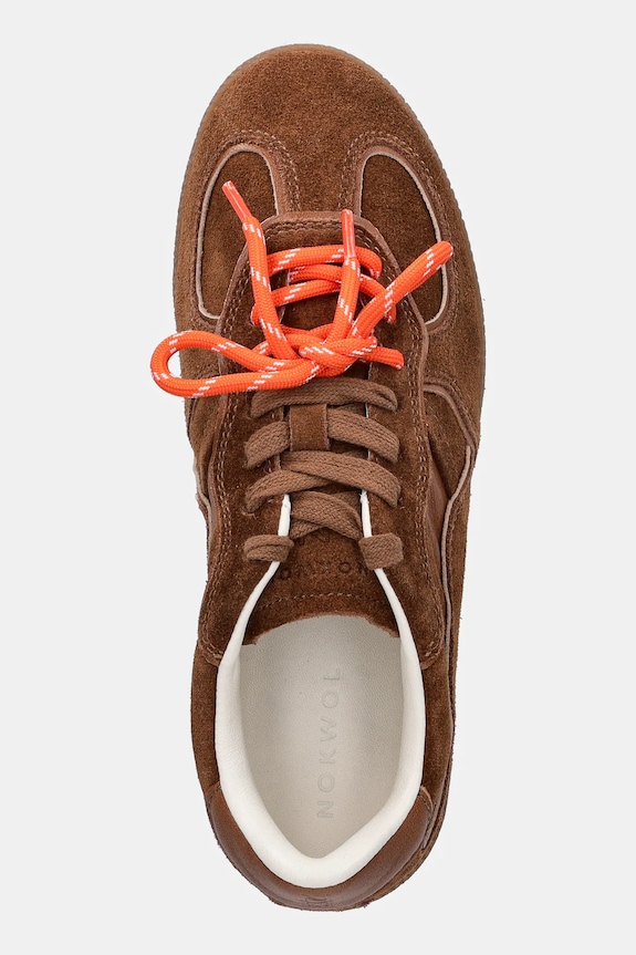 Nokwol sneakers din piele întoarsă August maro August.Tan.Suede