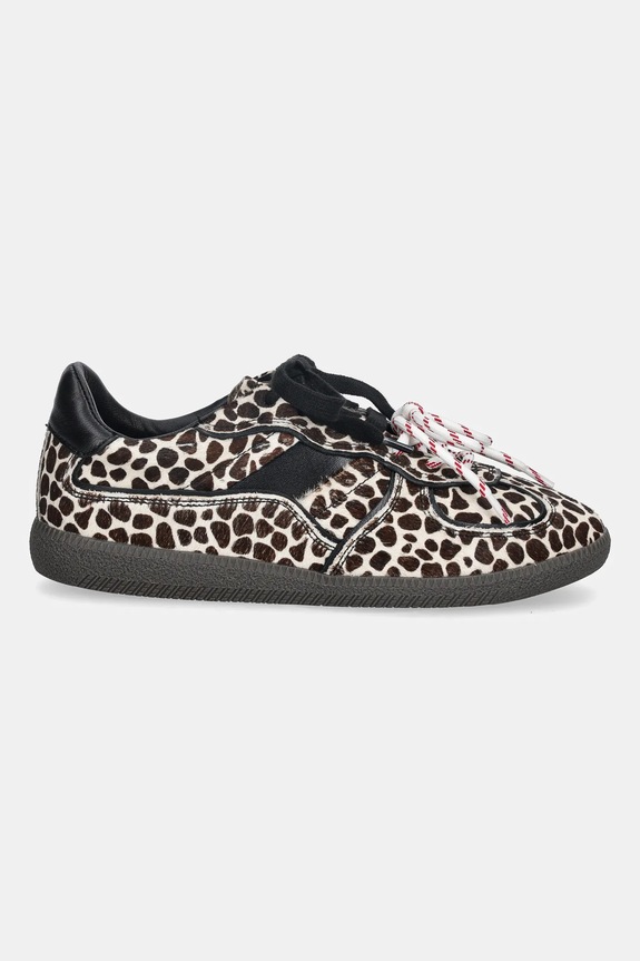 Nokwol sneakersy skórzane August August.Black.Spot brązowy AW25