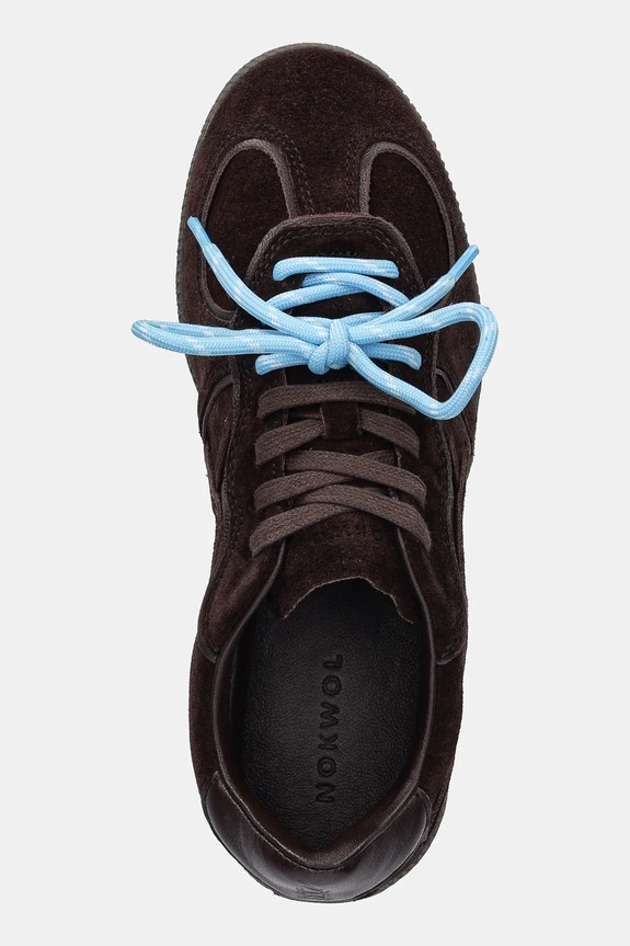 Semišové tenisky Nokwol August hnedá August.Brown.Suede
