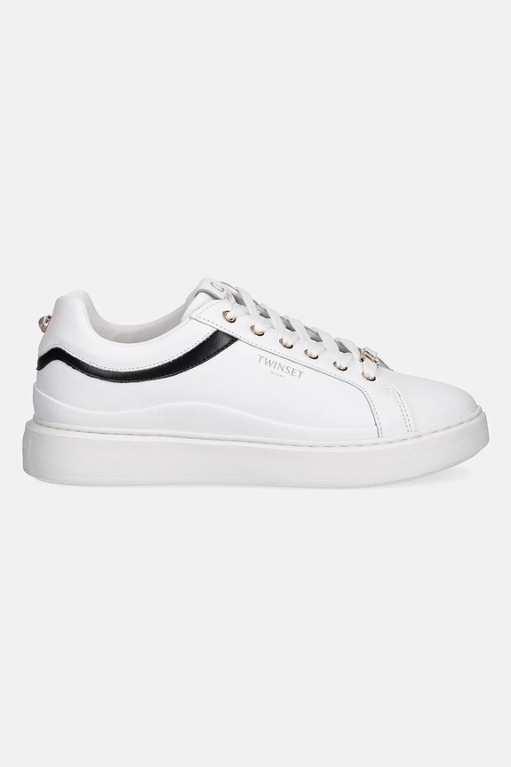 Twinset sneakersy 252TCP020.01870 biały AW25