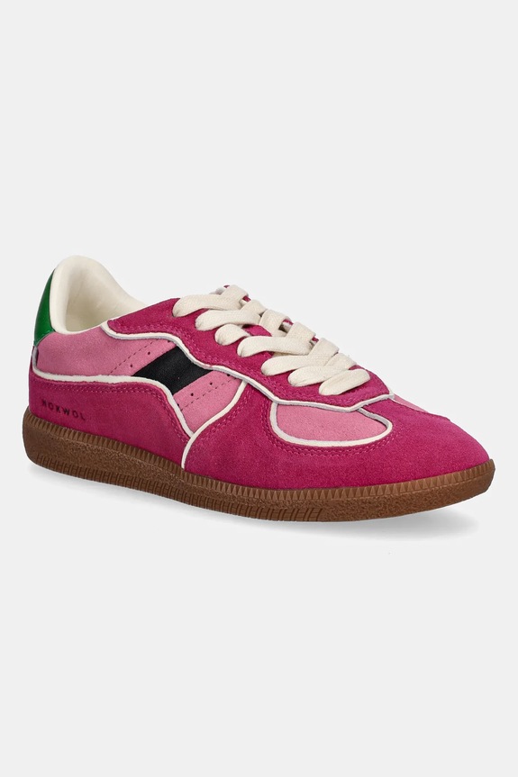 Σουέτ sneakers Nokwol August Dark Rose άλλο ροζ August.Dark.Rose