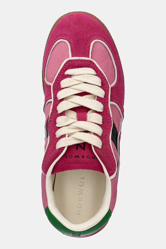 Σουέτ sneakers Nokwol August Dark Rose ροζ August.Dark.Rose