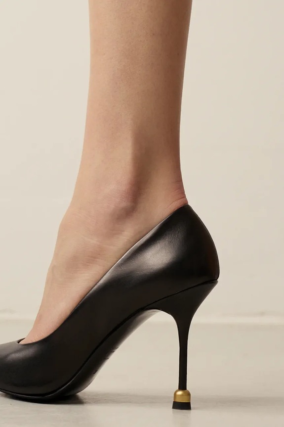 Vanda Novak tacchi in pelle Aleksandra Aleksandra.Deep.Black