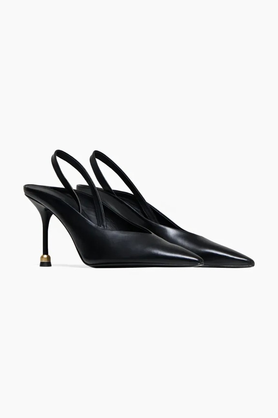 Vanda Novak stilettos de piele Milly Milly.Deep.Black negru AW25