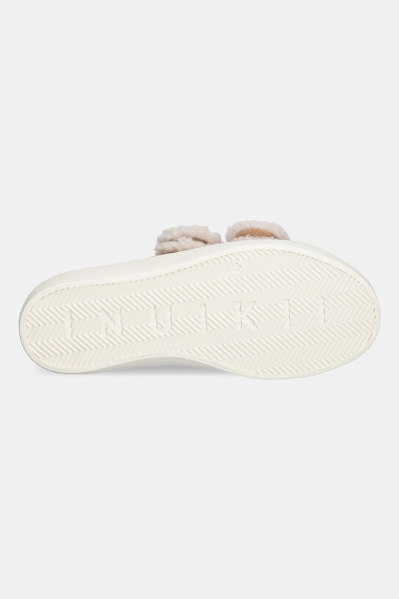 Inuikii adidași din piele întoarsă Shearling Low Velcro 1001.001.0231.250 bej