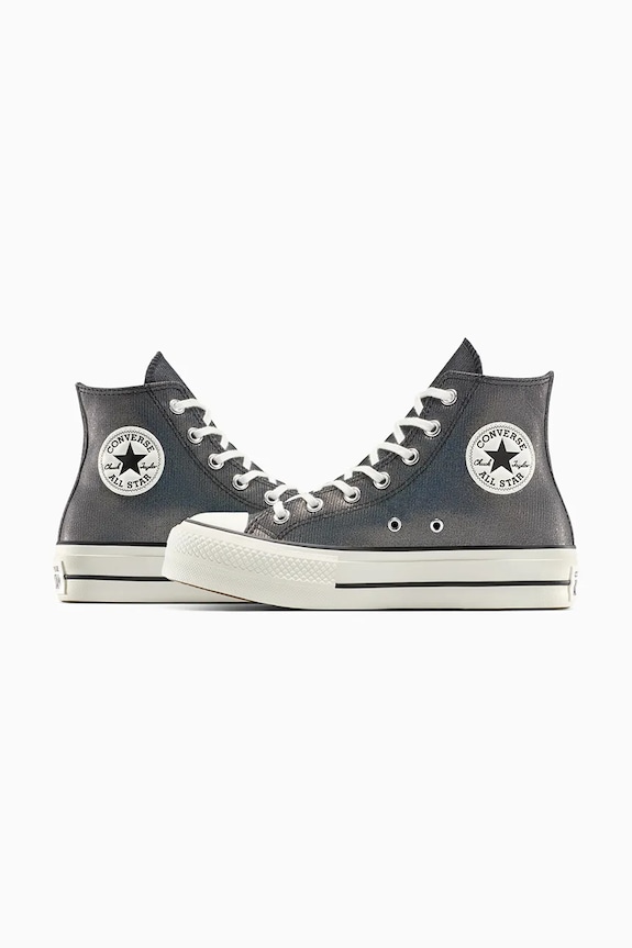 Πάνινα παπούτσια Converse Chuck Taylor All Star Lift γκρί A14519C