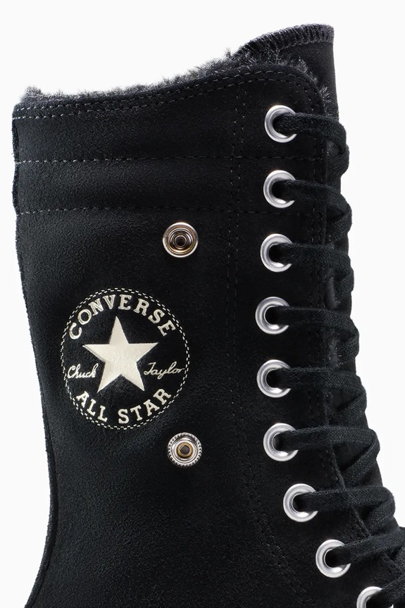 Superge Converse Chuck Taylor All Star Star Fold Over Lift A15229C črna