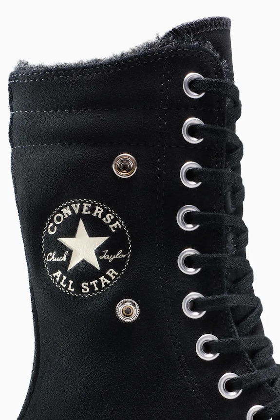 Superge Converse Chuck Taylor All Star Star Fold Over Lift A15229C črna
