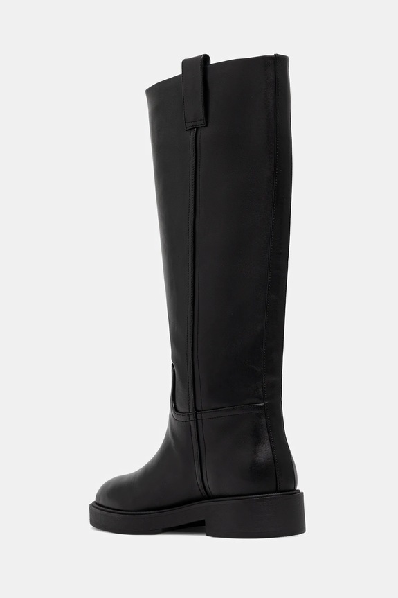 Încălțăminte Nokwol ghete de piele Jose Black Leather Jose.Black.Leather negru