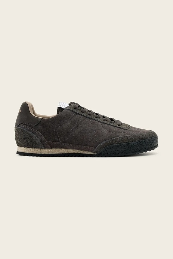 Кожаные кроссовки AllSaints Harri Sneaker замш коричневый W090FD