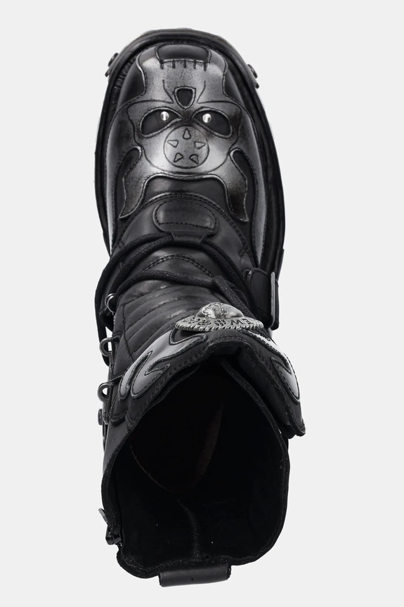 Δερμάτινες μπότες New Rock μαύρο M.107.S2