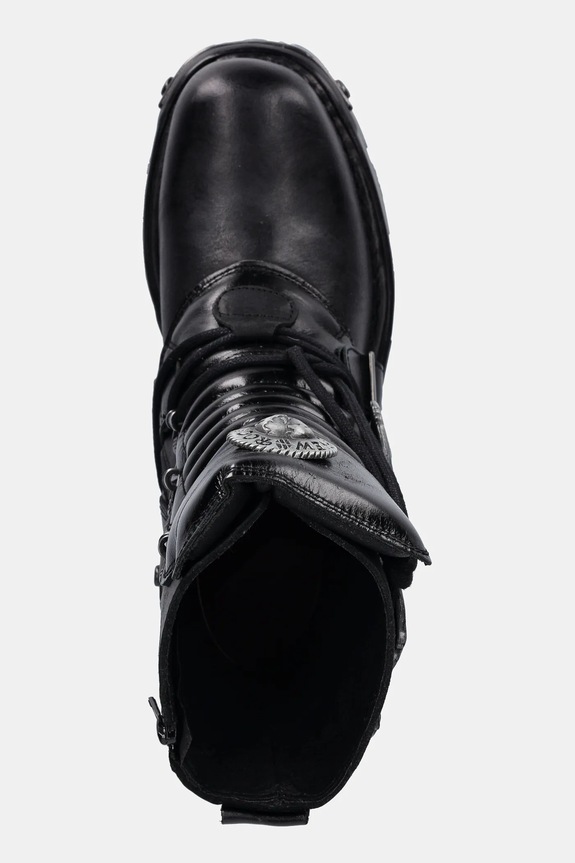 Δερμάτινες μπότες New Rock μαύρο M.391.S1