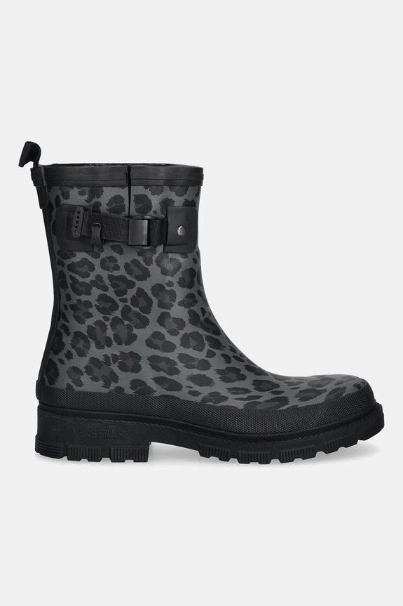 Verbenas stivali di gomma LINA MATE COMBI ANIMAL 9302190945.BLACK grigio AW25