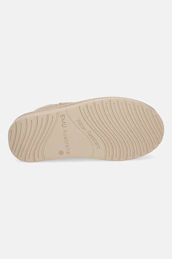 Μπότες χιονιού σουέτ Emu Australia Stinger Micro Flatform 2.0 W13296.MACA μπεζ