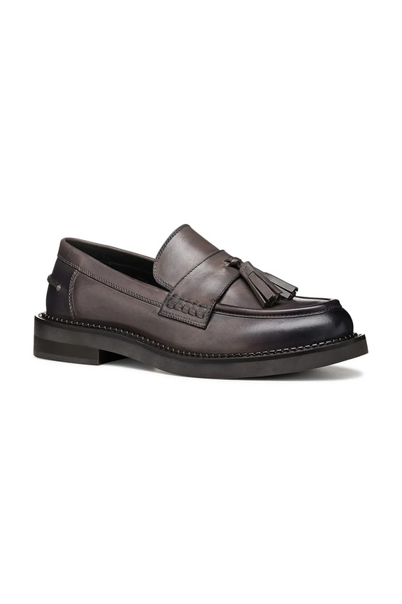 Kožené mokasíny Geox D SERILDA H D46WYH.00043.C6029 hnedá AW25