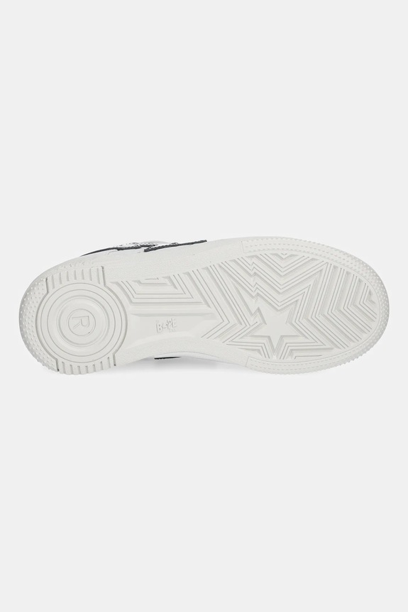 Kožené tenisky A Bathing Ape BAPE STA #4 1L30291309 bílá