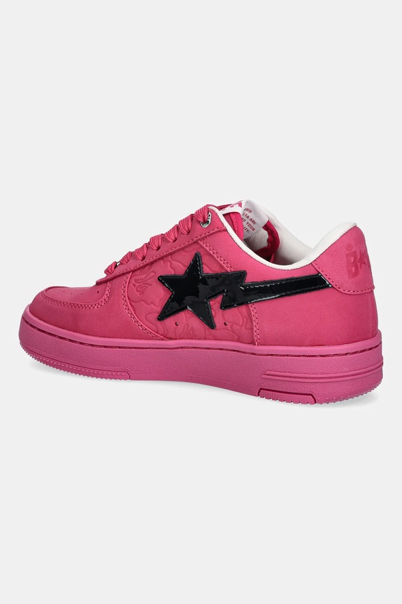 Obuwie A Bathing Ape sneakersy skórzane BAPE STA #4 1L30291309 różowy