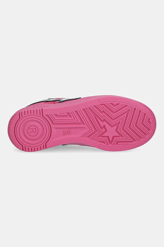 A Bathing Ape sneakersy skórzane BAPE STA #4 1L30291309 różowy